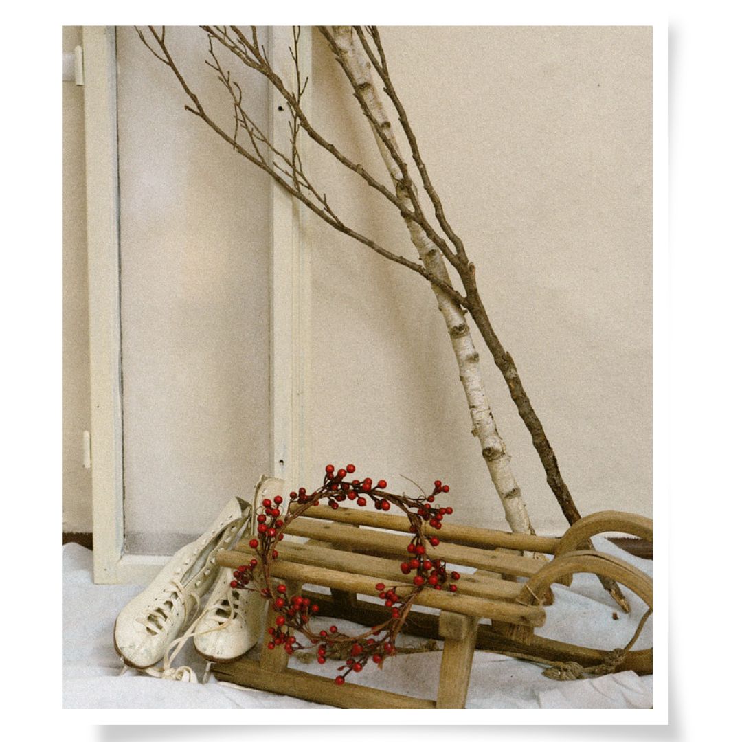 winterliche Dekoration im Atelier Na.M.photo in Limbach-Oberfrohna